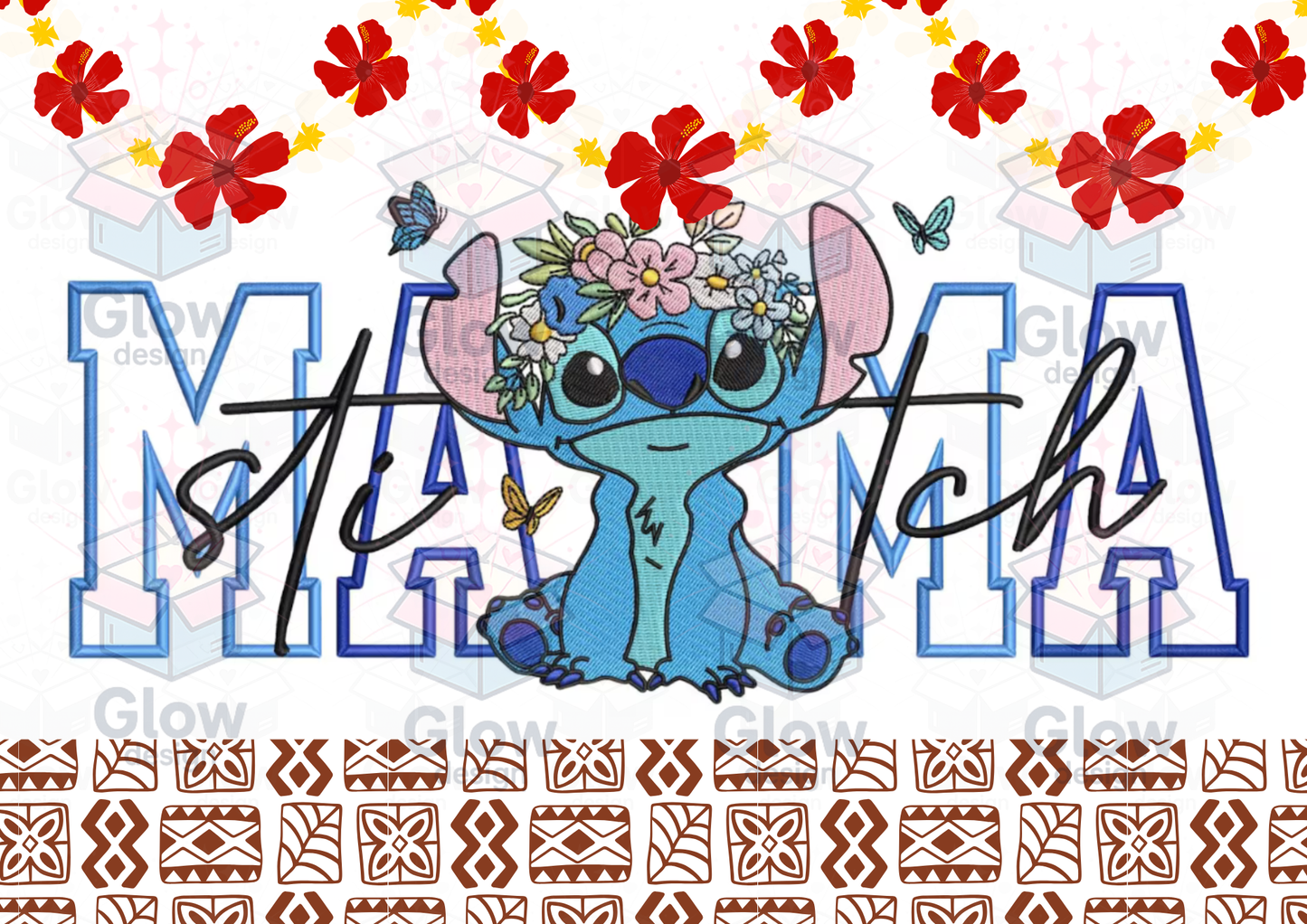 Tumbler 20oz — Colección Stitch Día de la madre
