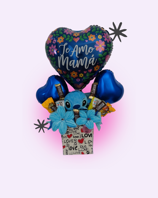 Arreglo Stitch Floral Love