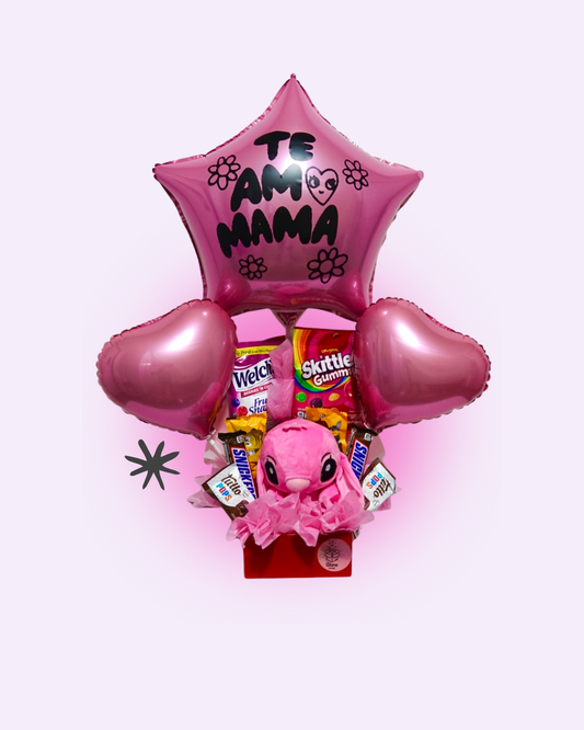 Arreglo Stitch Rosa